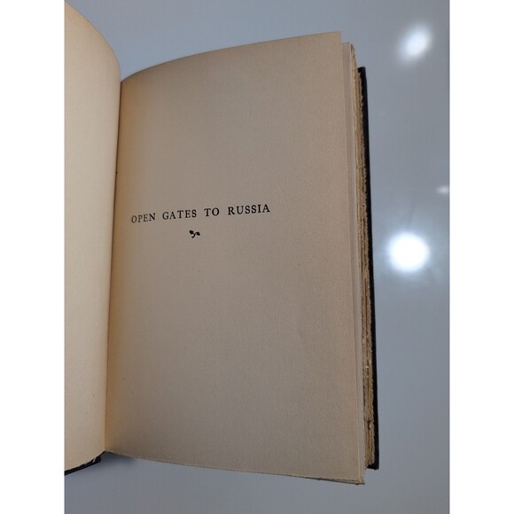 Open Gates to Russia (1920) - Rare First Edition - Soviet History - Picture 6 of 12